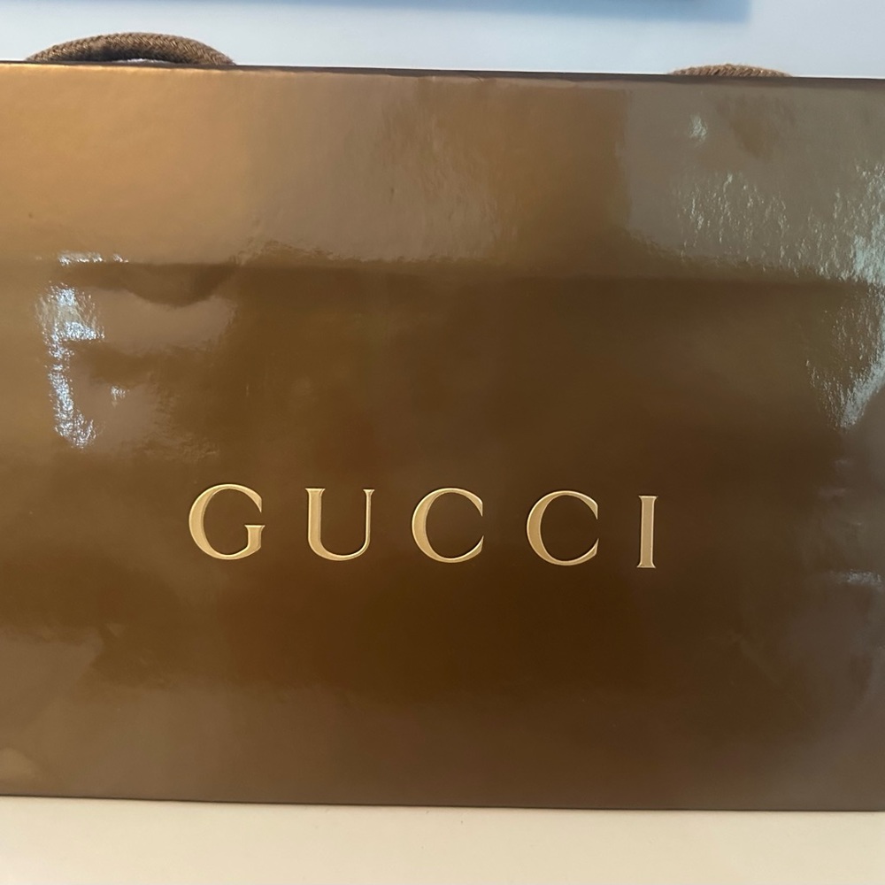 Gucci Luxurious Brown Gift Bag